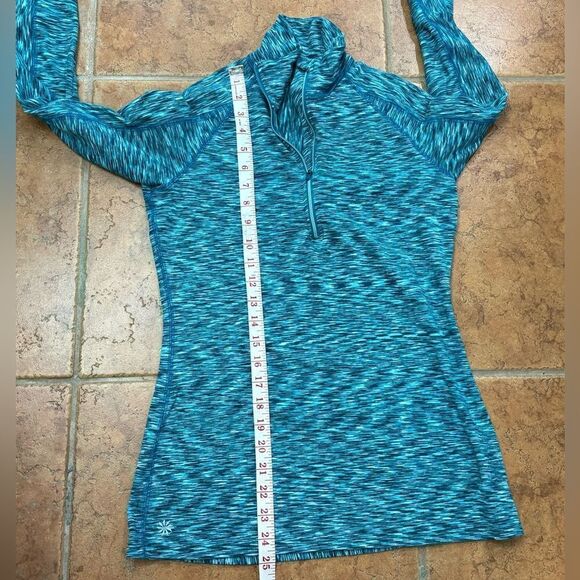 Athleta Mendoza 1/2 Zip Pullover Top Shirt Midlayer Size XS - Picture 9 of 9